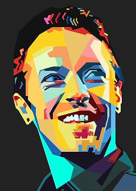 Colorful Pop Art Portrait