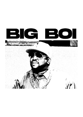 Big Boi Portrait with Text