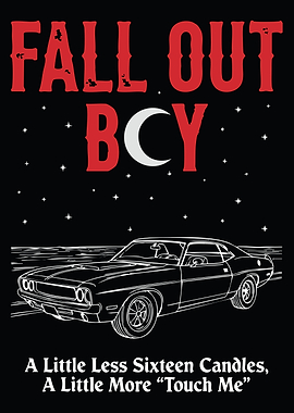 Fall Out Boy Car and Moon