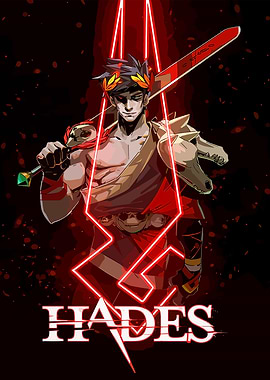 Hades Game Art with Zagreus