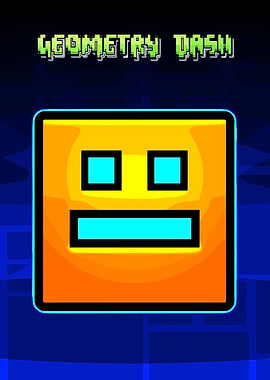 Geometry Dash Game Icon