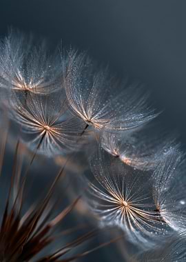 Macro Dandelion Seeds