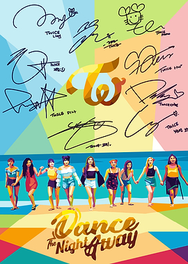 TWICE 'Dance The Night Away' Album Art