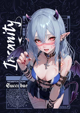 Temptation: Insanity Anime Succubus Art