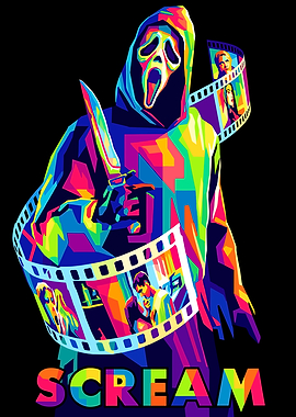 Scream Ghostface Pop Art