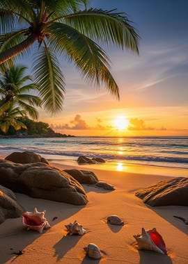 Tropical Beach Sunset