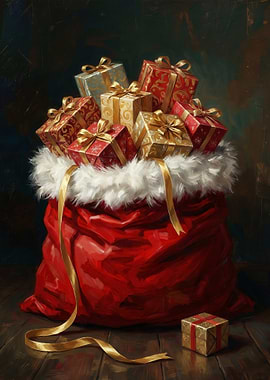 Santa’s Velvet Treasure Sack