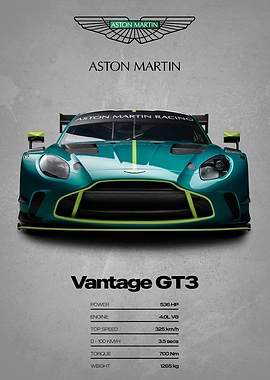 Aston Martin Vantage GT3 Race Car