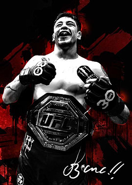 Brandon Moreno UFC Champion with Belt