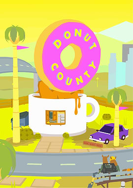 Donut County Stylized Art