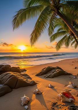 Tropical Beach Sunset