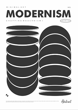Minimalist Modernism Poster