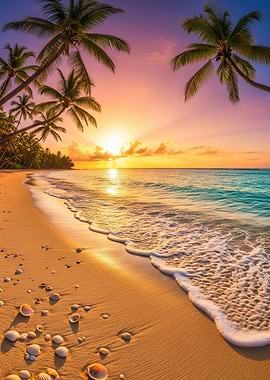 Tropical Beach Sunset