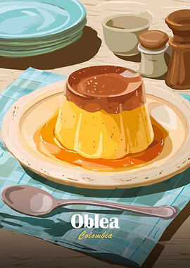 Colombian Oblea dessert