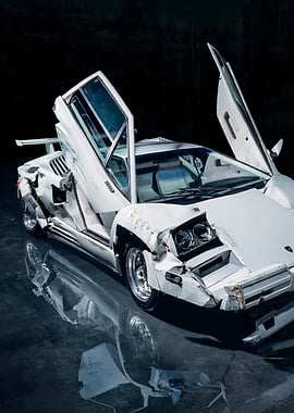 Wolf of Wall Street: Crashed Lambo