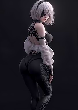 2B from Nier: Automata