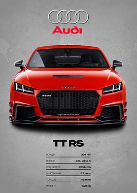 Audi TT RS Performance Poster