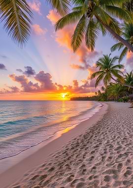 Tropical Beach Sunset
