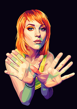 Hayley Williams Pop Art Portrait