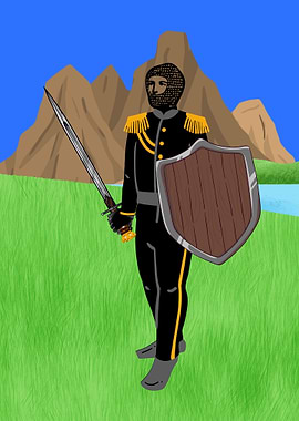 Soldier with Sword and Shield