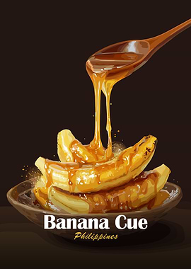Banana Cue with Honey Drizzle
