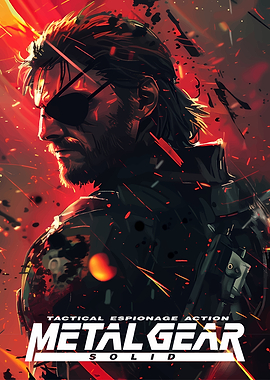 Metal Gear Solid Big Boss Poster