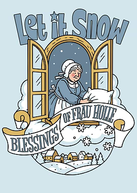 Frau Holle Shaking Feathers