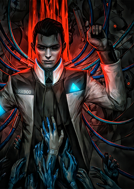 Connor RK900 with reaching hands