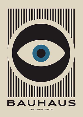 Bauhaus Eye Poster
