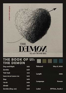 DAY6 The Book of Us: The Demon Album Art