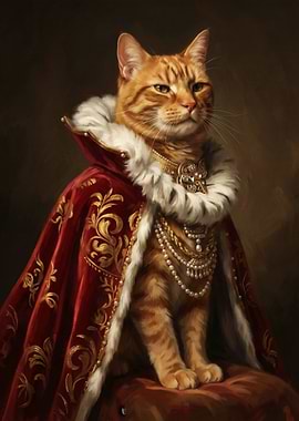 The Gilded Royal Tabby
