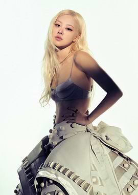 Rosé in avant-garde fashion