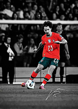 Vitinha Player Kicking Ball