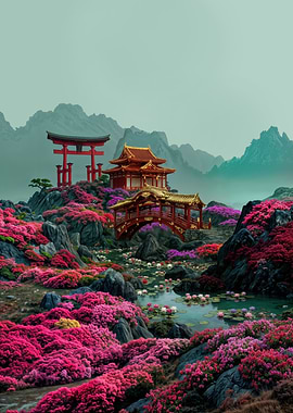 Enchanting Japanese Garden Landscape