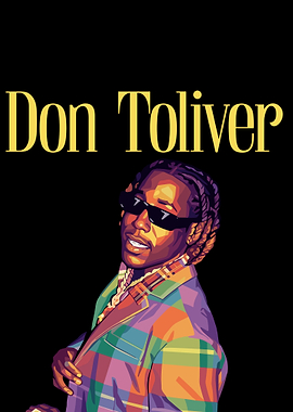 Don Toliver Pop Art Portrait