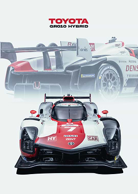 Toyota GR010 Hybrid Race Car
