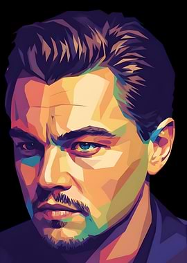 Leonardo DiCaprio Pop Art Portrait