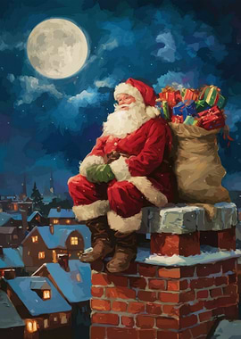 Moonlight Rooftop Rest