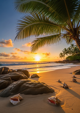Tropical Beach Sunset
