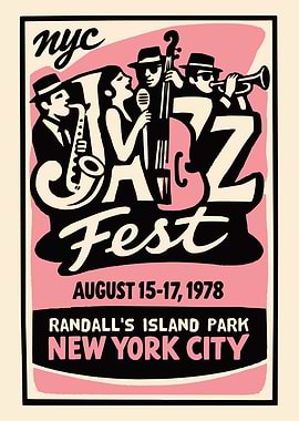 NYC Jazz Fest 1978 Poster