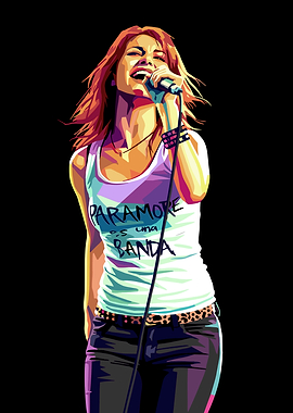Hayley Williams Paramore Singer Performing