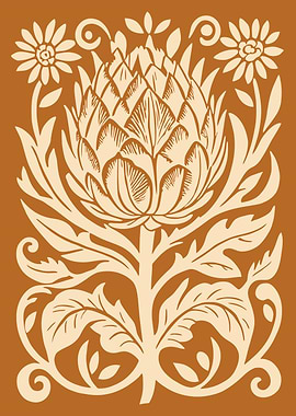 Art Nouveau Floral Design
