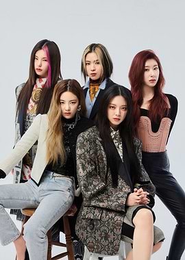 itzy K-Pop Idols Posing in Stylish Outfits