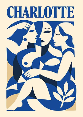 Charlotte Art Poster