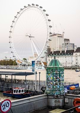 London Eye and River Thames