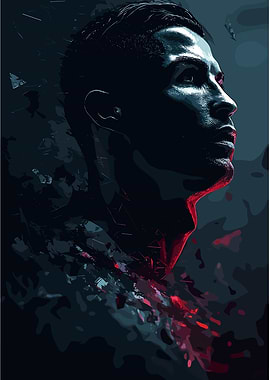Cristiano Ronaldo Abstract Portrait