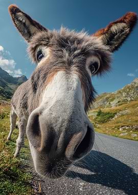 Curious Donkey