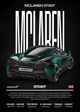 McLaren 570GT Sports Car