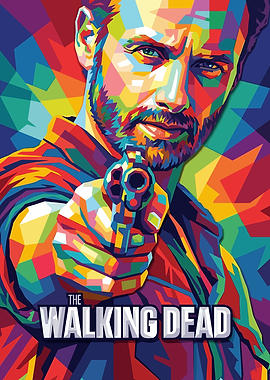 The Walking Dead Pop Art Poster