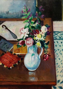 Still Life with Flowers and Pitcher